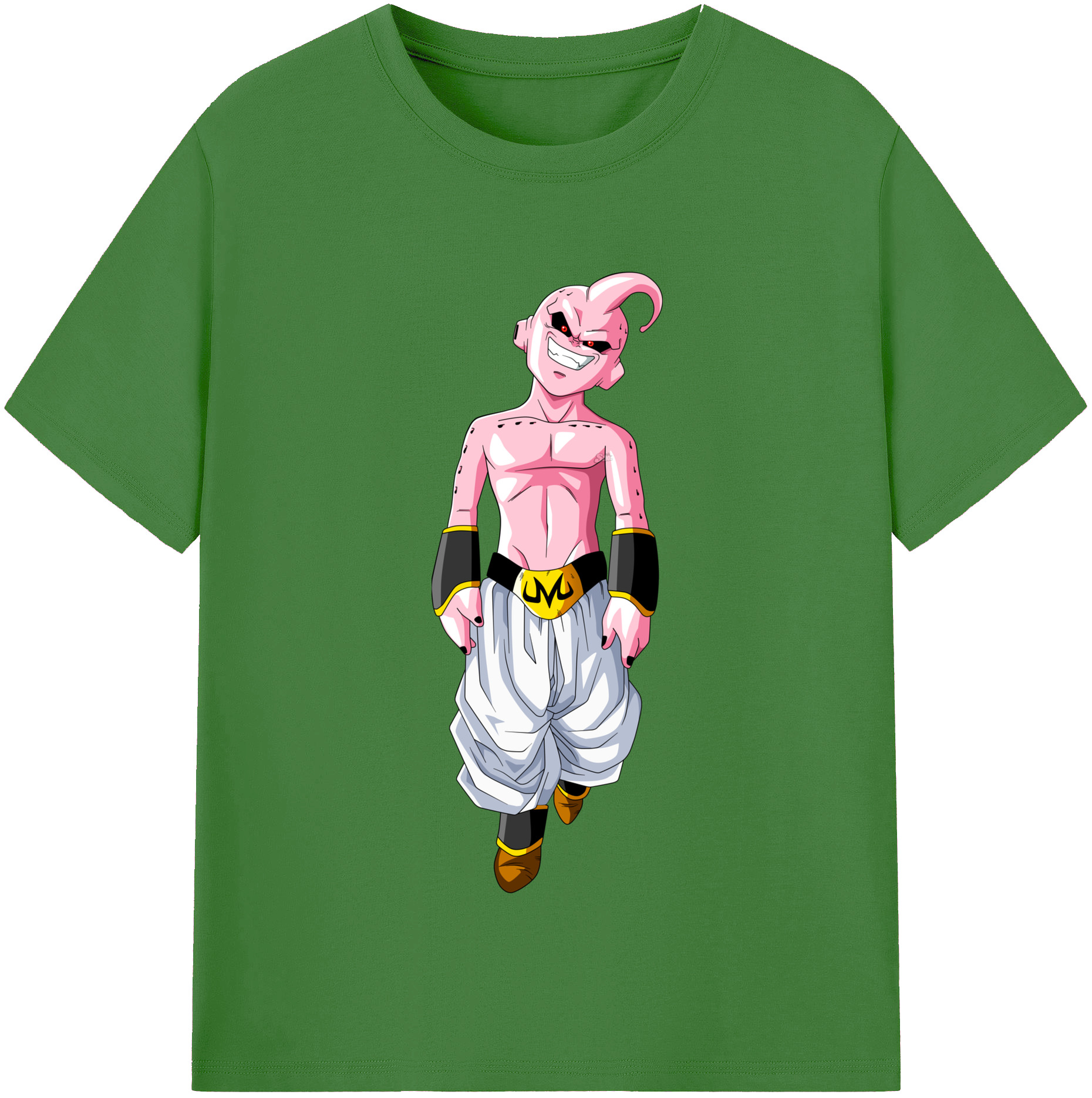 （画像用） ドラゴンボール 魔人ブウ DRAGON BALL Majin Buu レディースカジュアルプリントTシャツ（綿100％）